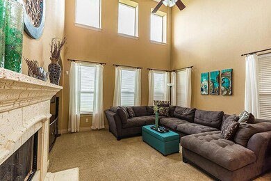 Gorgeous windows and very relaxing family room space.
