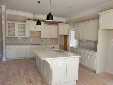 Large kitchen with quartz.  Black hardware on the way
