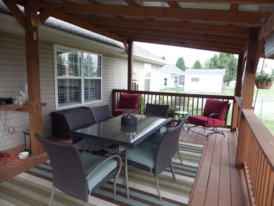 Covered back porch