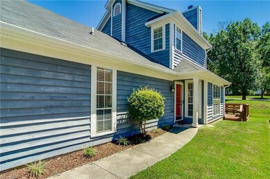 Love that red front door!