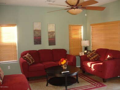 Greatroom with Upgraded Ceiling Fan