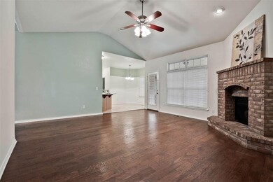 Living room is open to the kitchen.