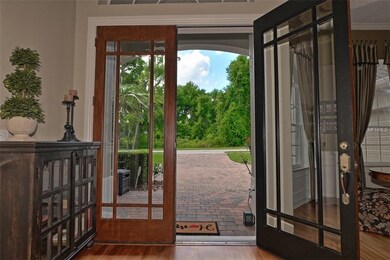 Gorgeous view from front French doors. When you wa