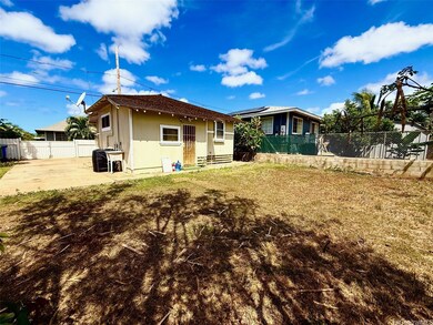 Large shady backyard