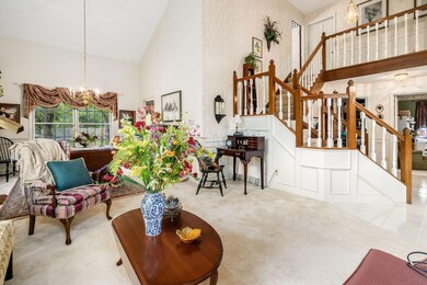 Vaulted front staircase