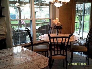 Kitchen. BRIGHT AND CHEERFUL EAT-IN KITCHEN HAS VI