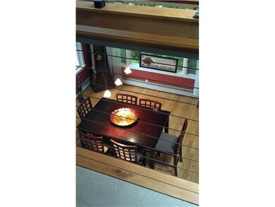 Kitchen. impressive view from the loft...notice th
