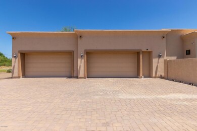 Oversized 4 car garage