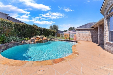Nice privacy bushes behind the pool so the back neighbors can not see into the yard.