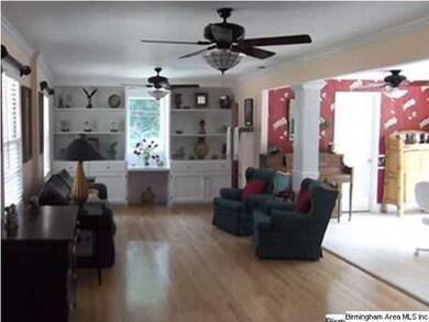 Living Room with built-ins