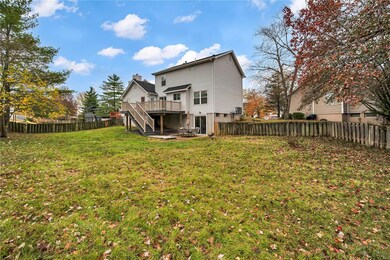 Fenced back yard