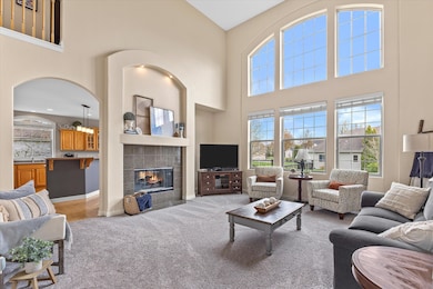 Two Story Living Room