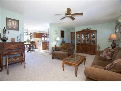Living Area is open to the Dining Area