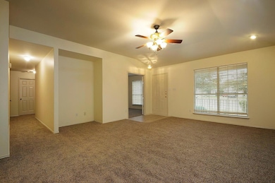 Walls to be painted white, carpet has been replaced with vinyl planks