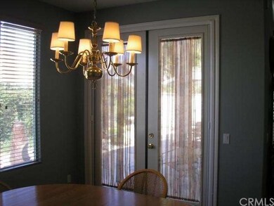 french doors out to back