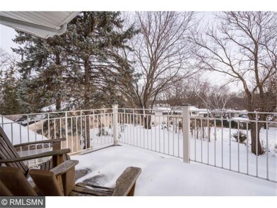 The deck which is outside the master bedroom. Peac