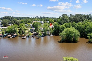 Birds eye view of Cross Lake from your own private
