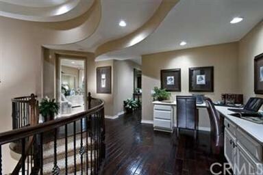 The picture is of a model home and does not direct