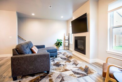Living room with plenty of natural light and light