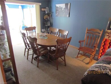 different angle of dining room.