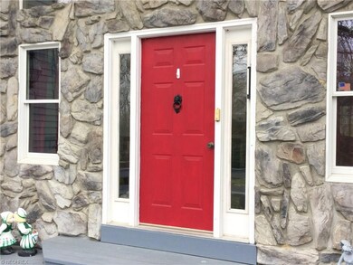 The Stone around the Front Door provides a Warm & 