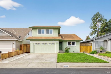 Welcome to Hillview Court! Front yard faces Eastern Hills in Rohnert Park