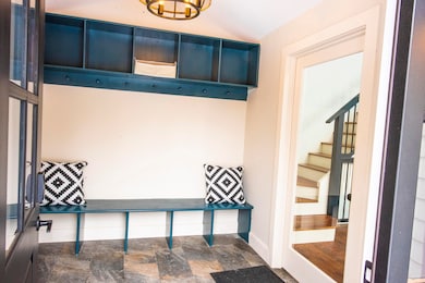 Practical and attractive mudroom entry