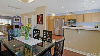Open Concept living area with engineered wood floo