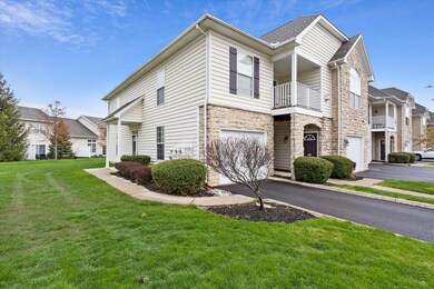 Front of Condo & Garage Space