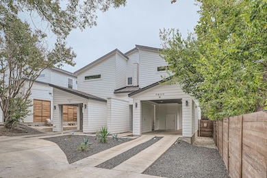 View of front of property with fence