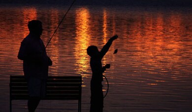 Fishing Late!