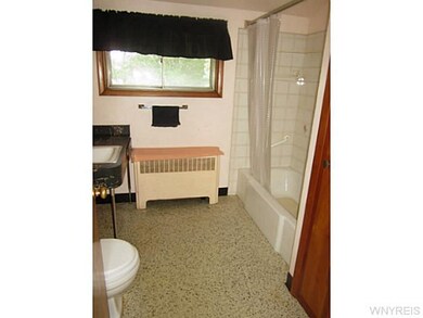 Bathroom. Ample size with linen closet, sink / cou