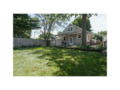 Exterior Back. With shed and covered rear deck