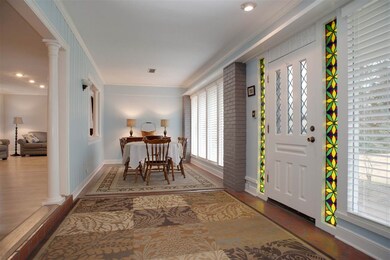 The Entry features Living Spaces on both sides -  