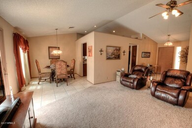 Formal living & dining area