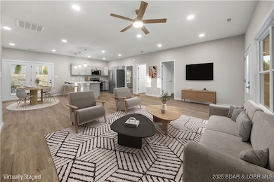 Virtually Staged Living Room