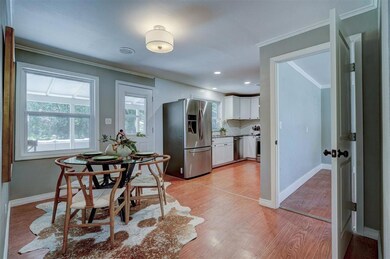 Dining room featuring light hardwood / wood-style 