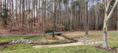 jogging trail and green space across street