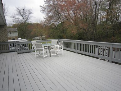 Spacious deck