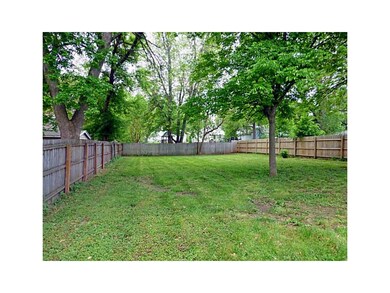 Yard. Privacy fenced back yard