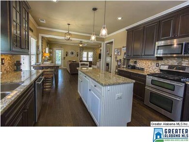 This beautiful Kitchen features an eat in area ope