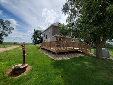 West view showing composite deck