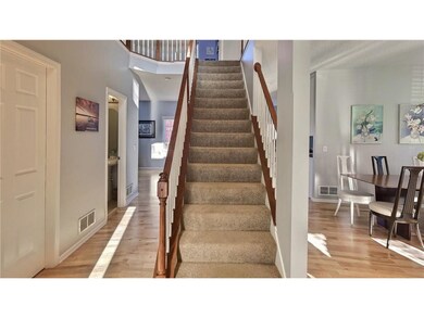 Two-story open entry