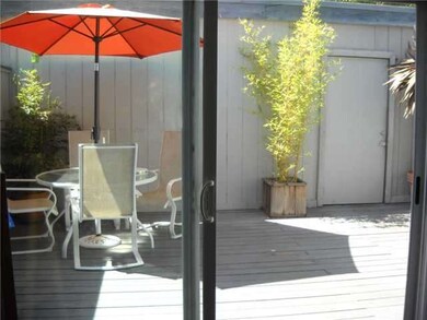 Private patio