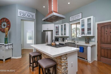 Kitchen Island with ZLine Hood Fan