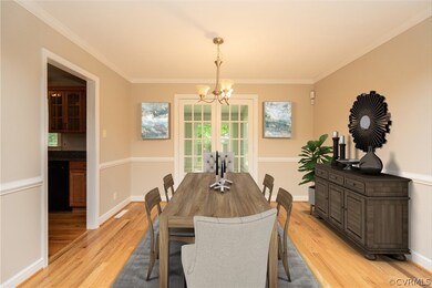 Virtually Staged Dining Room