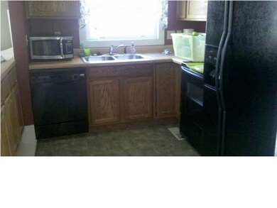 updated kitchen with black appliances included (no