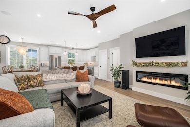 Living Room with Fireplace