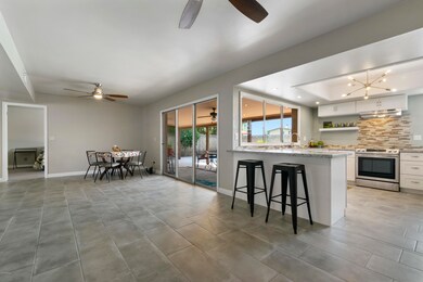 New tile flooring