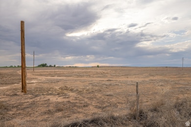 View of yard with a rural view